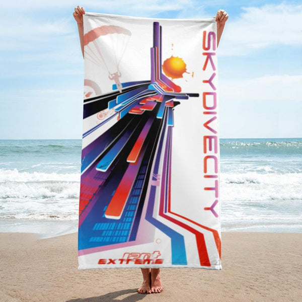 Skydiving T-shirts SkydiveCity Sunset - Beach Towel, Beach Towel, Skydiving Apparel, Skydiving Apparel, Skydiving Apparel, Skydiving Gear, Olympics, T-Shirts, Skydive Chicago, Skydive City, Skydive Perris, Drop Zone Apparel, USPA, united states parachute association, Freefly, BASE, World Record,
