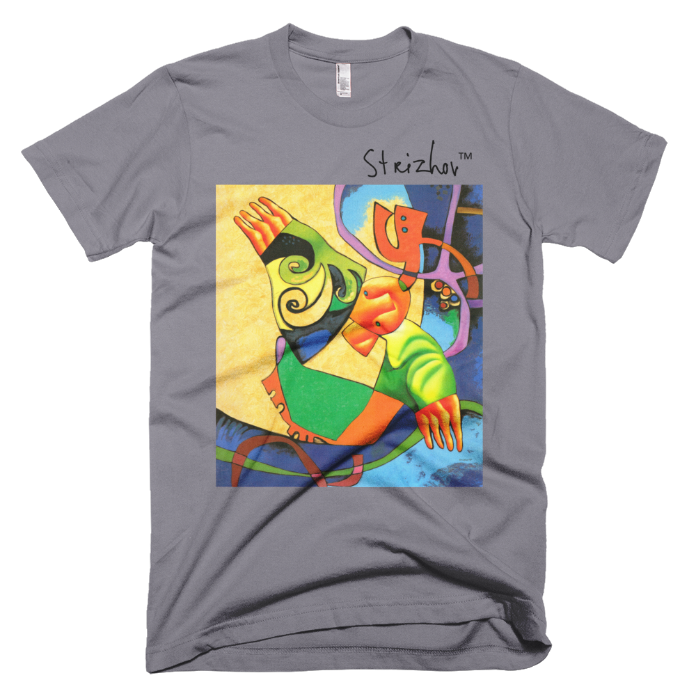 Skydiving T-shirts Strizhov™ by Dmitri Strizhov - 'Art History Written In Electricity - 1997' - T-Shirt, , Strizhov™, Skydiving Apparel, Skydiving Apparel, Skydiving Gear, Olympics, T-Shirts, Skydive Chicago, Skydive City, Skydive Perris, Drop Zone Apparel, USPA, united states parachute association, Freefly, BASE, World Record,
