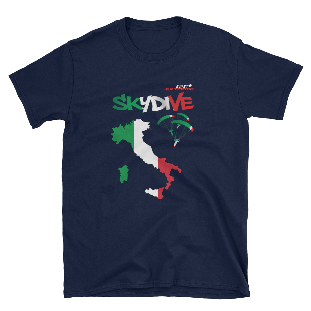 Skydiving T-shirts - Skydive World - ITALY - Cotton Tee -, Shirts, Skydiving Apparel, Skydiving Apparel, Skydiving Apparel, Skydiving Gear, Olympics, T-Shirts, Skydive Chicago, Skydive City, Skydive Perris, Drop Zone Apparel, USPA, united states parachute association, Freefly, BASE, World Record,