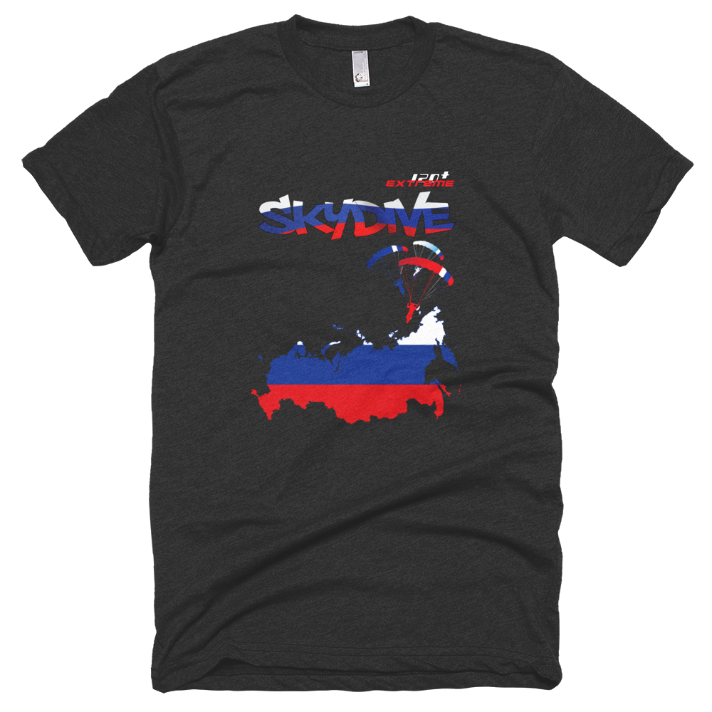 Skydiving T-shirts - Skydive All World - RUSSIA - Unisex Tee -, Shirts, Skydiving Apparel, Skydiving Apparel, Skydiving Apparel, Skydiving Gear, Olympics, T-Shirts, Skydive Chicago, Skydive City, Skydive Perris, Drop Zone Apparel, USPA, united states parachute association, Freefly, BASE, World Record,