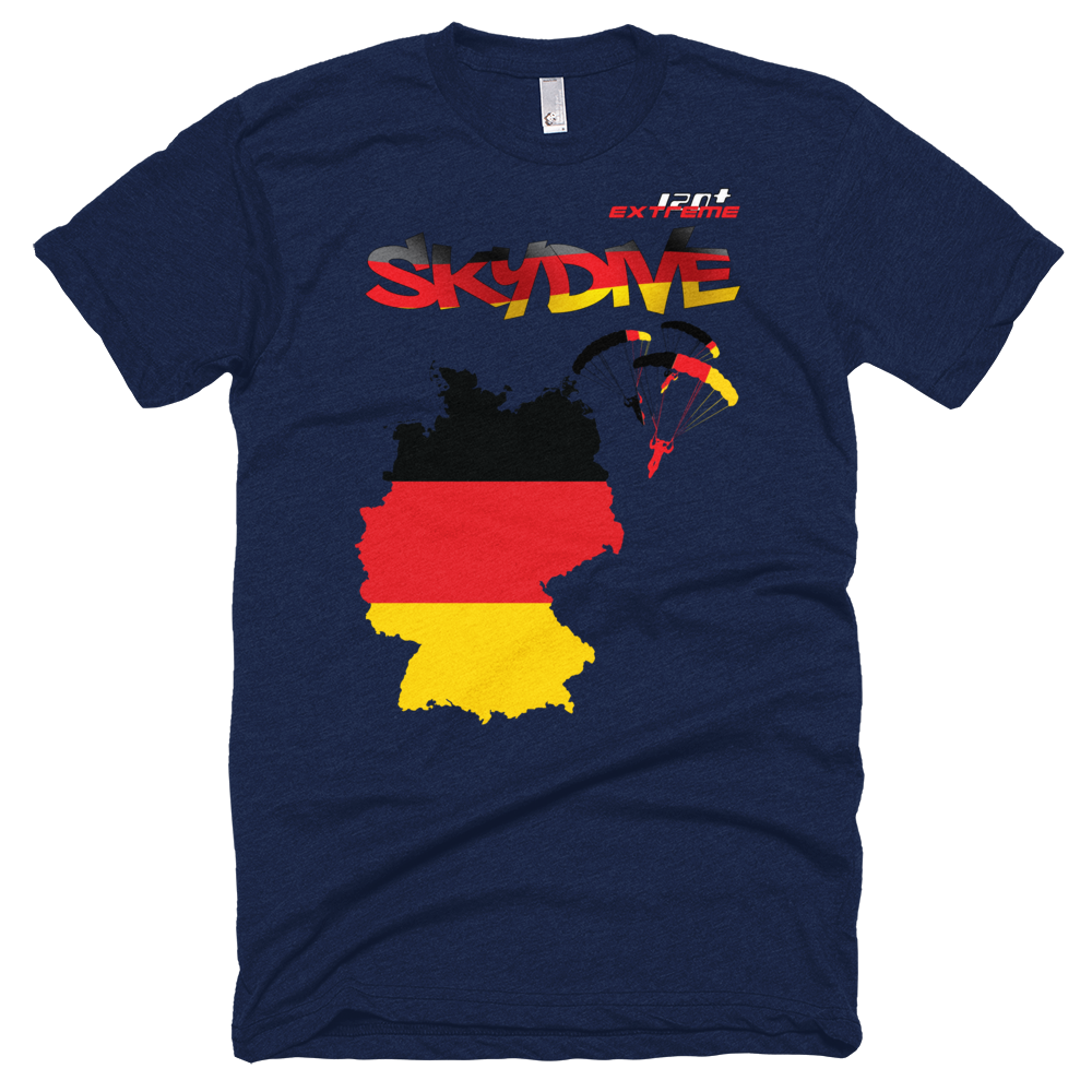 Skydiving T-shirts - Skydive All World - GERMANY - Unisex Tee -, Shirts, Skydiving Apparel, Skydiving Apparel, Skydiving Apparel, Skydiving Gear, Olympics, T-Shirts, Skydive Chicago, Skydive City, Skydive Perris, Drop Zone Apparel, USPA, united states parachute association, Freefly, BASE, World Record,