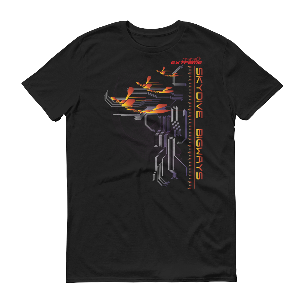 Skydiving T-shirts Skydive BIGWAYS - Men`s Colored T-Shirts, Men's Colored Tees, Skydiving Apparel, Skydiving Apparel, Skydiving Apparel, Skydiving Gear, Olympics, T-Shirts, Skydive Chicago, Skydive City, Skydive Perris, Drop Zone Apparel, USPA, united states parachute association, Freefly, BASE, World Record,